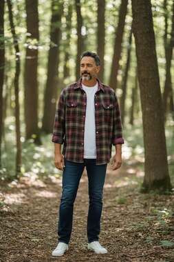 Neil Martin Vintage Quilted Lined Plaid Wool Blend Flannel Shacket